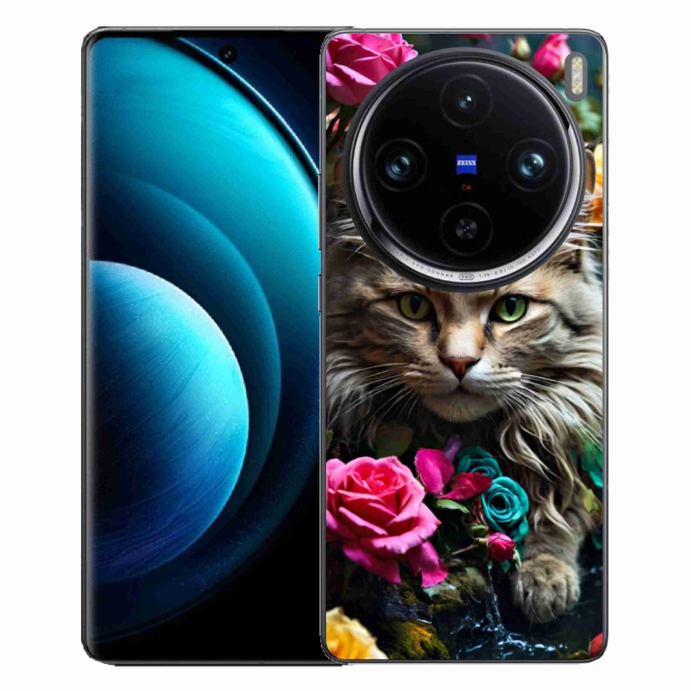 Gélový kryt mmCase na Vivo X100 Pro 5G - mačacie pohľad 2