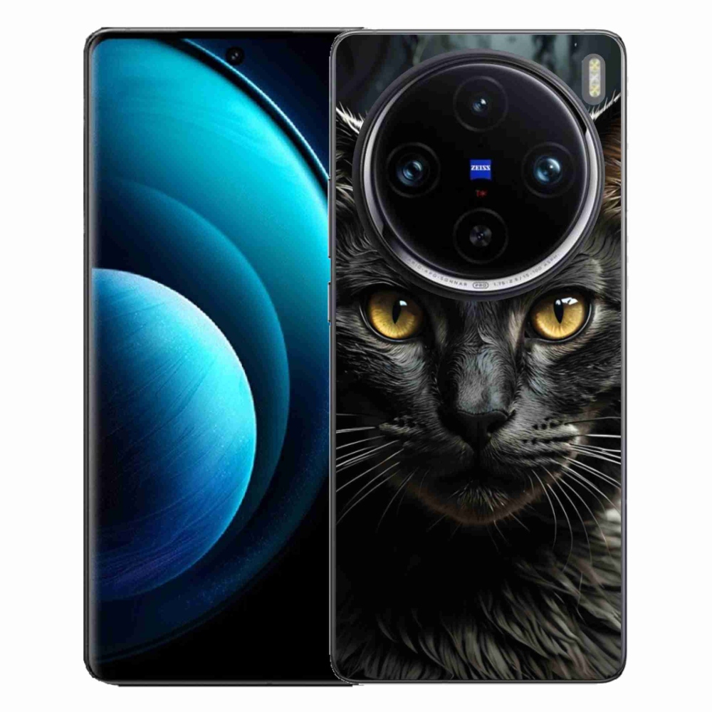 Gélový kryt mmCase na Vivo X100 Pro 5G - mačacie pohľad 3