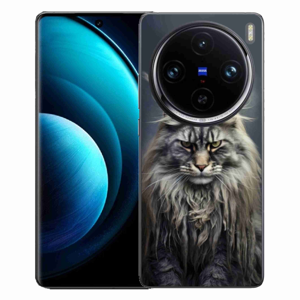 Gélový kryt mmCase na Vivo X100 Pro 5G - mačacie pohľad 4