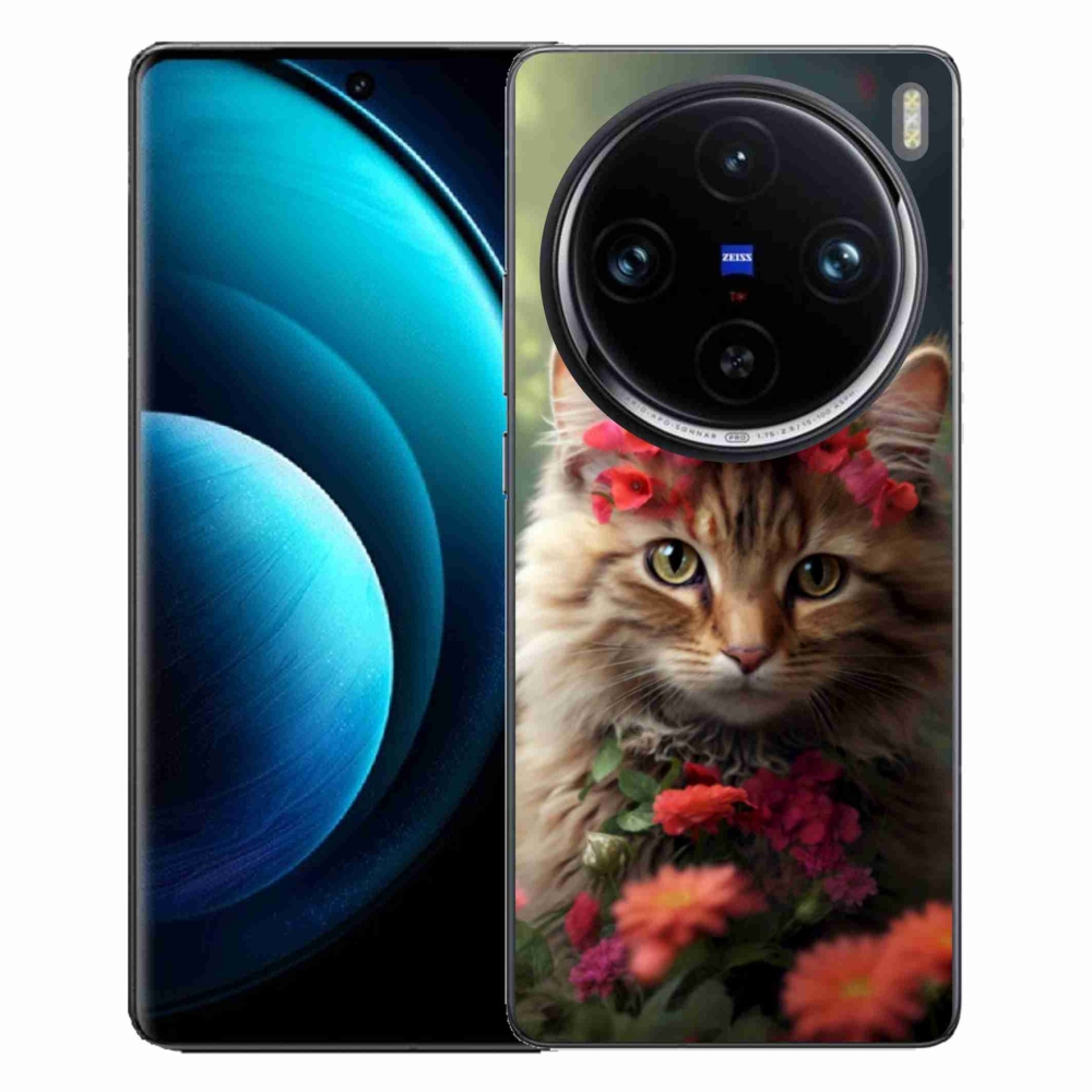 Gélový kryt mmCase na Vivo X100 Pro 5G - mačacia princezná