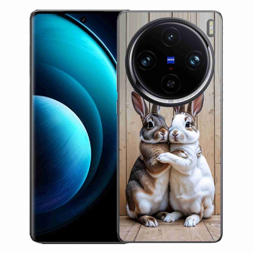 Gélový kryt mmCase na Vivo X100 Pro 5G - králičie pár