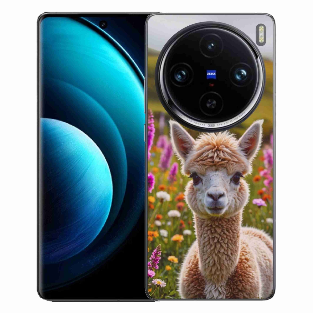 Gélový kryt mmCase na Vivo X100 Pro 5G - lama na lúke