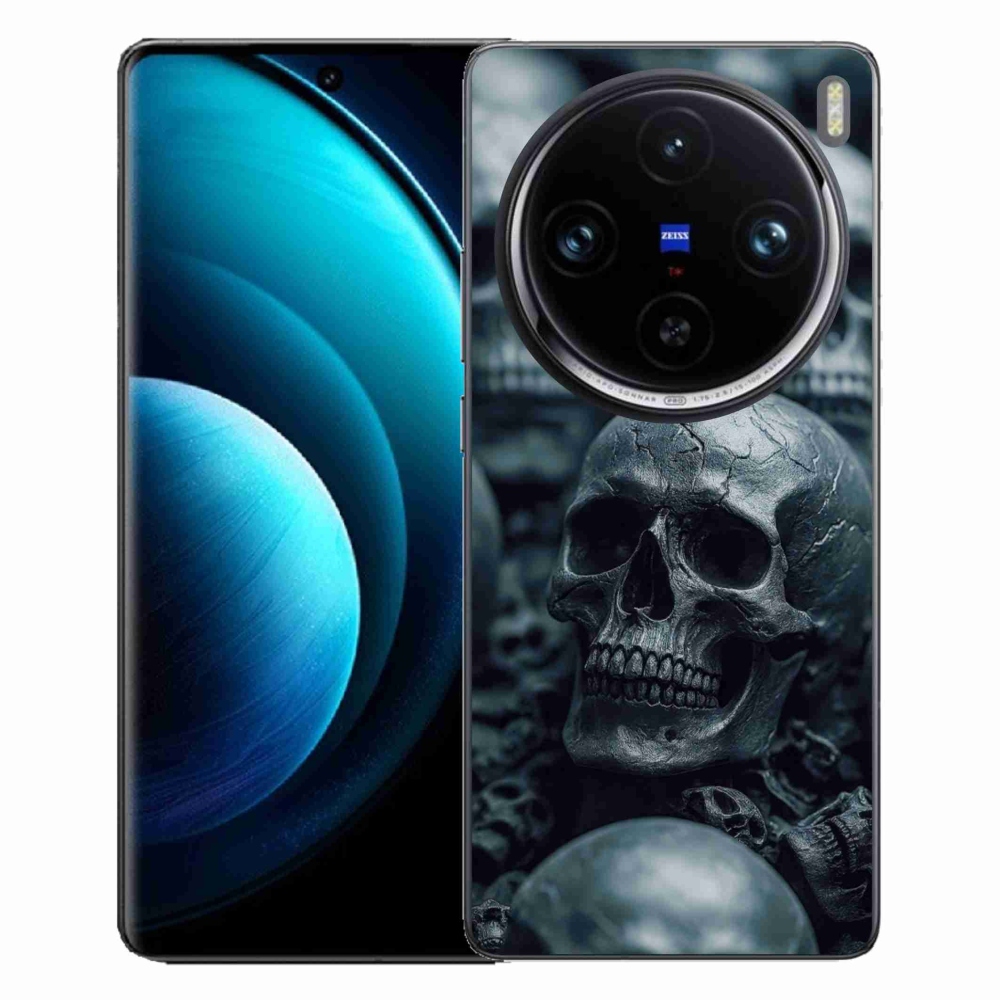 Gélový kryt mmCase na Vivo X100 Pro 5G - lebka 2