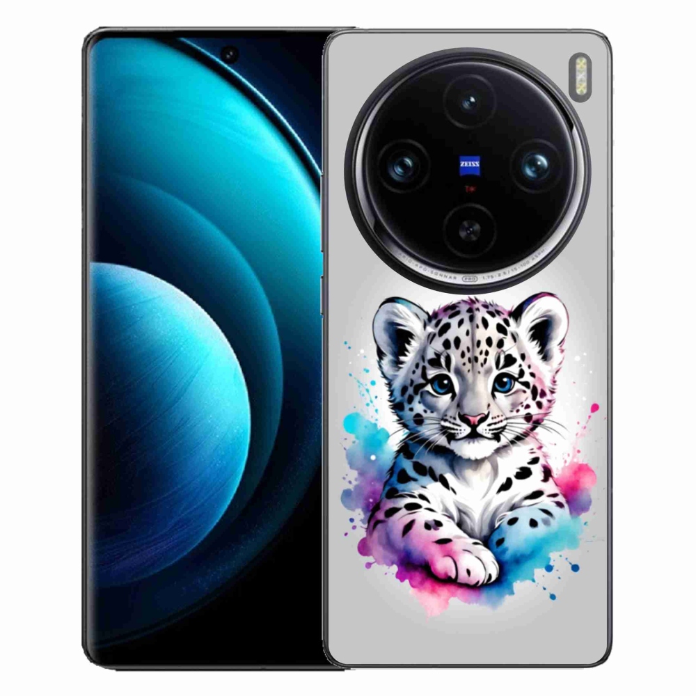 Gélový kryt mmCase na Vivo X100 Pro 5G - leopardej mláďa