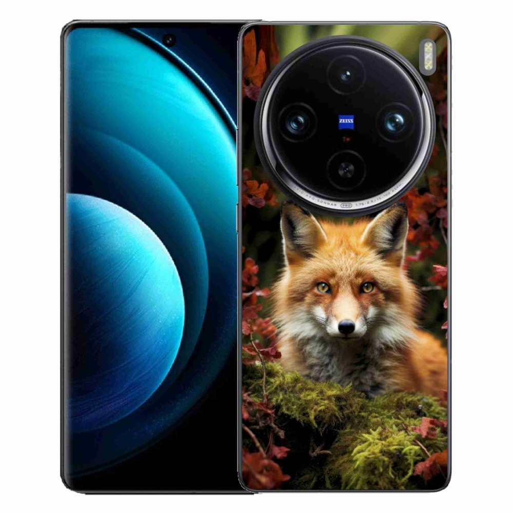 Gélový kryt mmCase na Vivo X100 Pro 5G - líška v lese