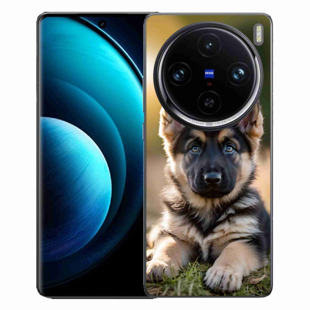 Gélový kryt mmCase na Vivo X100 Pro 5G - nemecký ovčiak v prírode