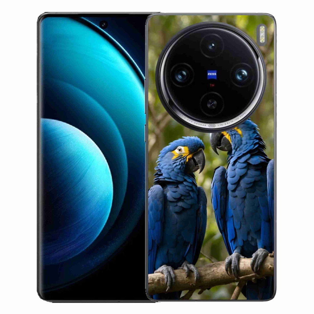 Gélový kryt mmCase na Vivo X100 Pro 5G - papagájové duo