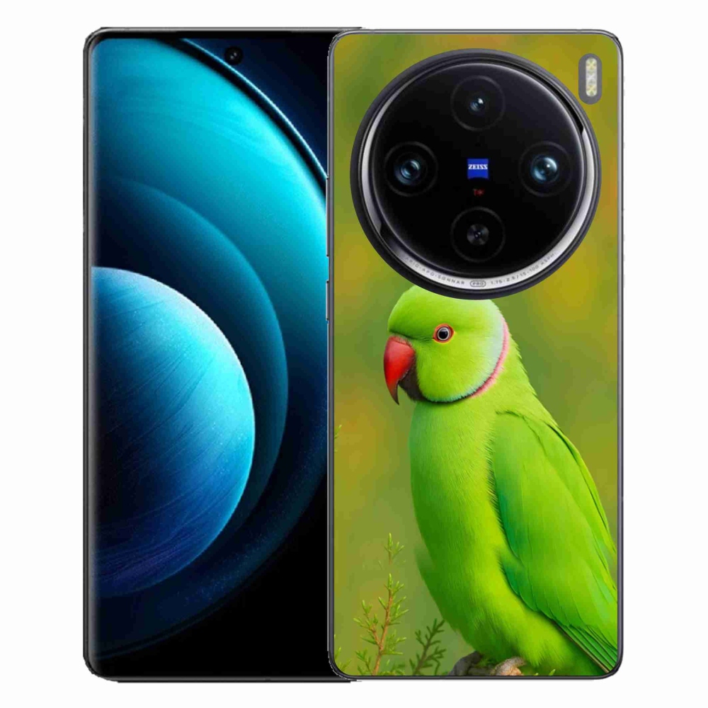 Gélový kryt mmCase na Vivo X100 Pro 5G - papagáj Alexandr 2