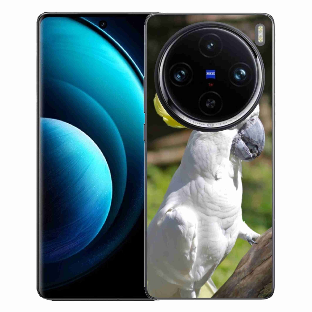 Gélový kryt mmCase na Vivo X100 Pro 5G - papagáj kakadu 2