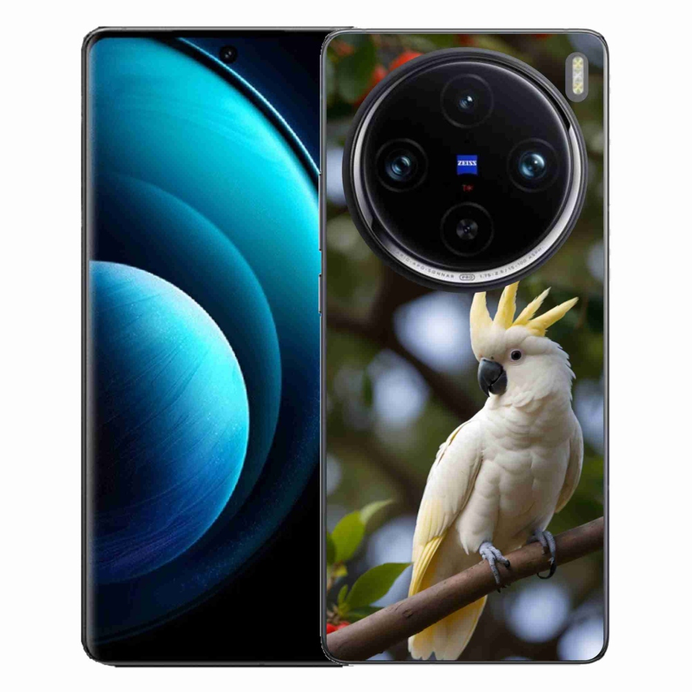 Gélový kryt mmCase na Vivo X100 Pro 5G - papagáj kakadu 3