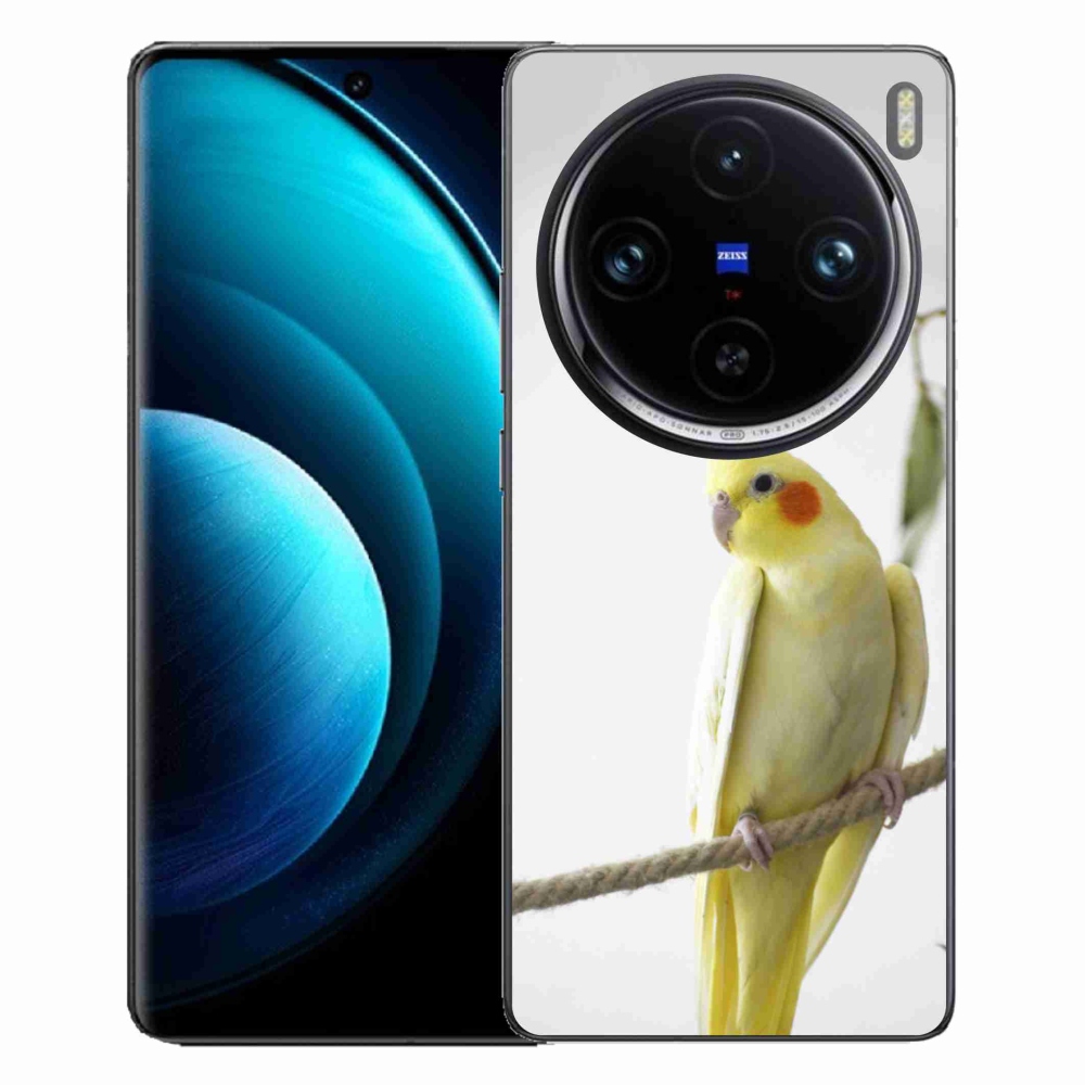 Gélový kryt mmCase na Vivo X100 Pre 5G - papagáj korela chocholatá