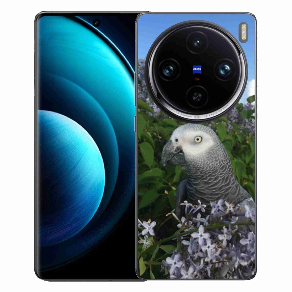 Gélový kryt mmCase na Vivo X100 Pro 5G - papagáj žako