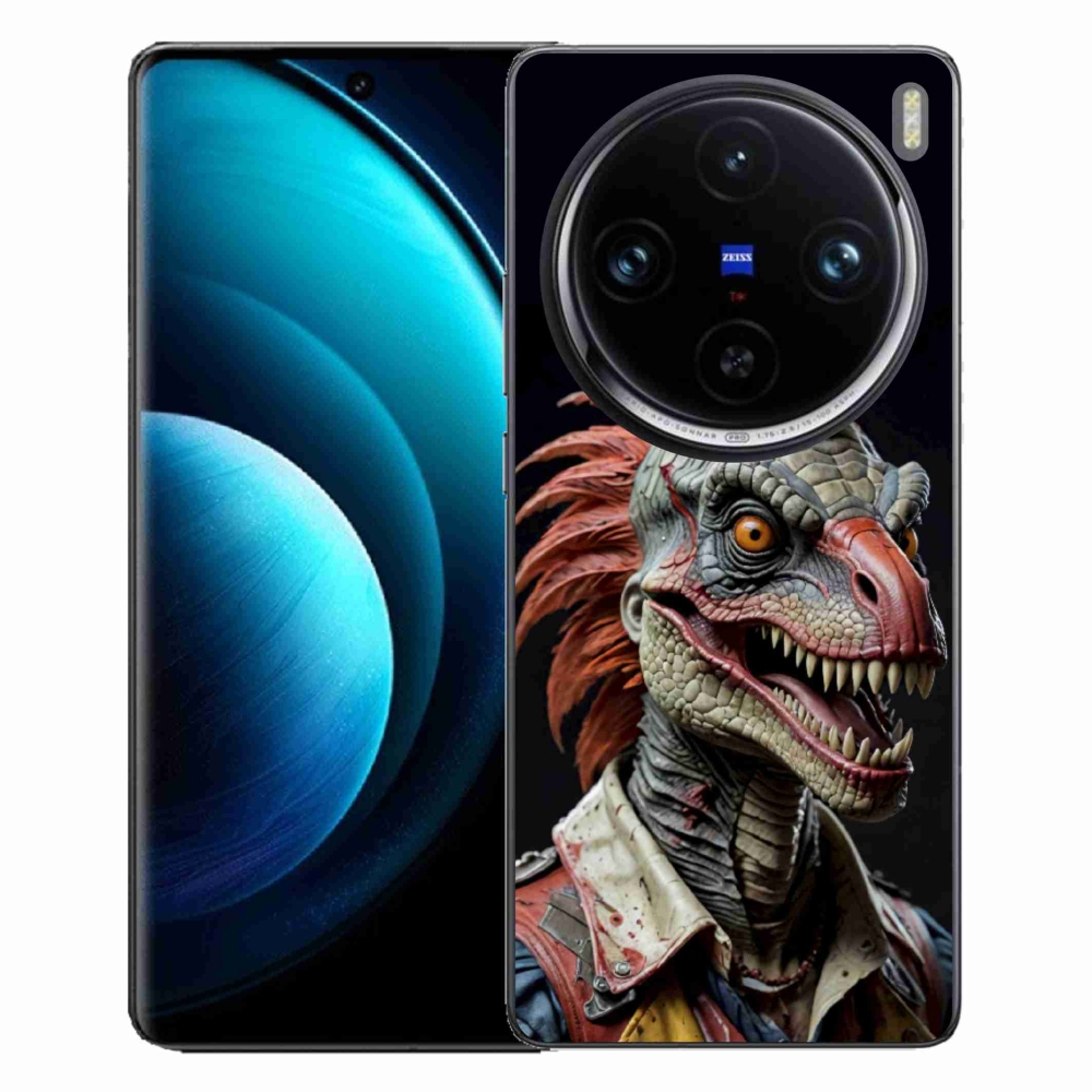Gélový kryt mmCase na Vivo X100 Pro 5G - punk dinosaurus