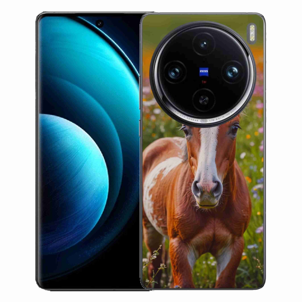 Gélový kryt mmCase na Vivo X100 Pro 5G - roztomilé žriebä