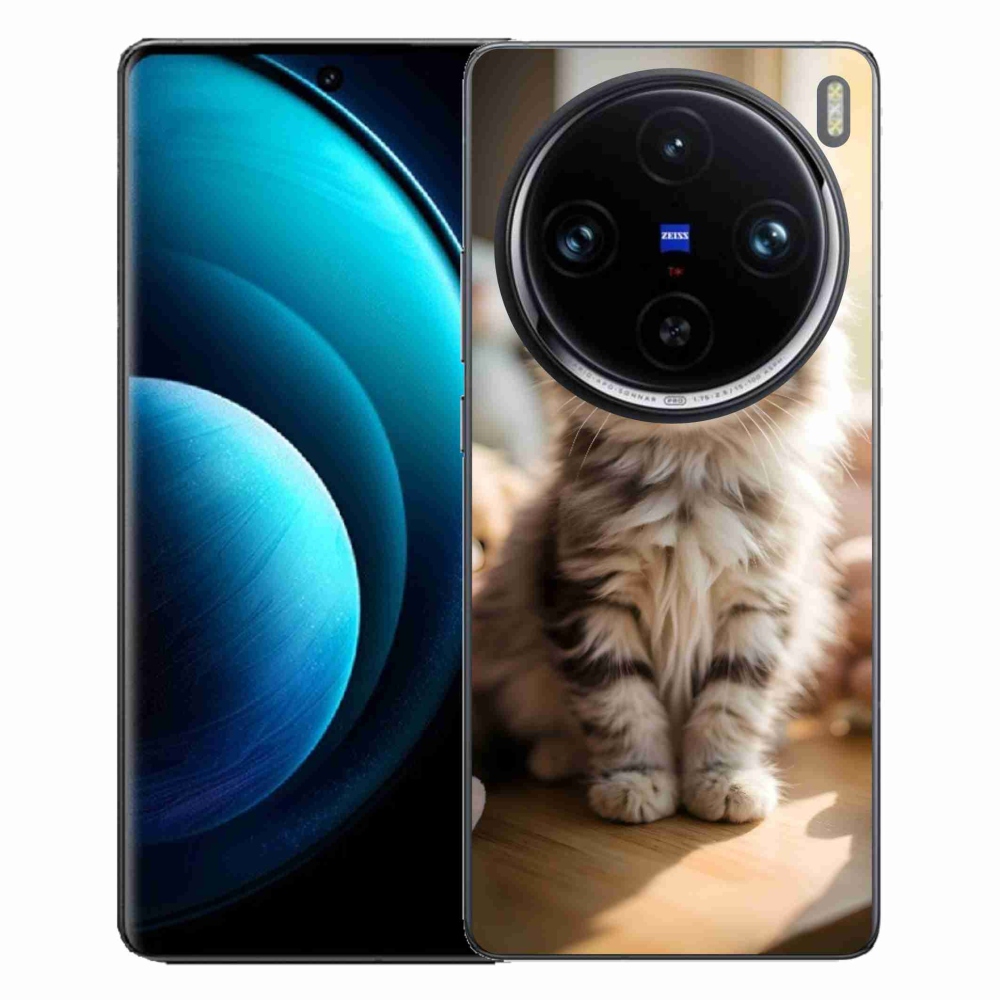 Gélový kryt mmCase na Vivo X100 Pro 5G - roztomilé mačiatko 10