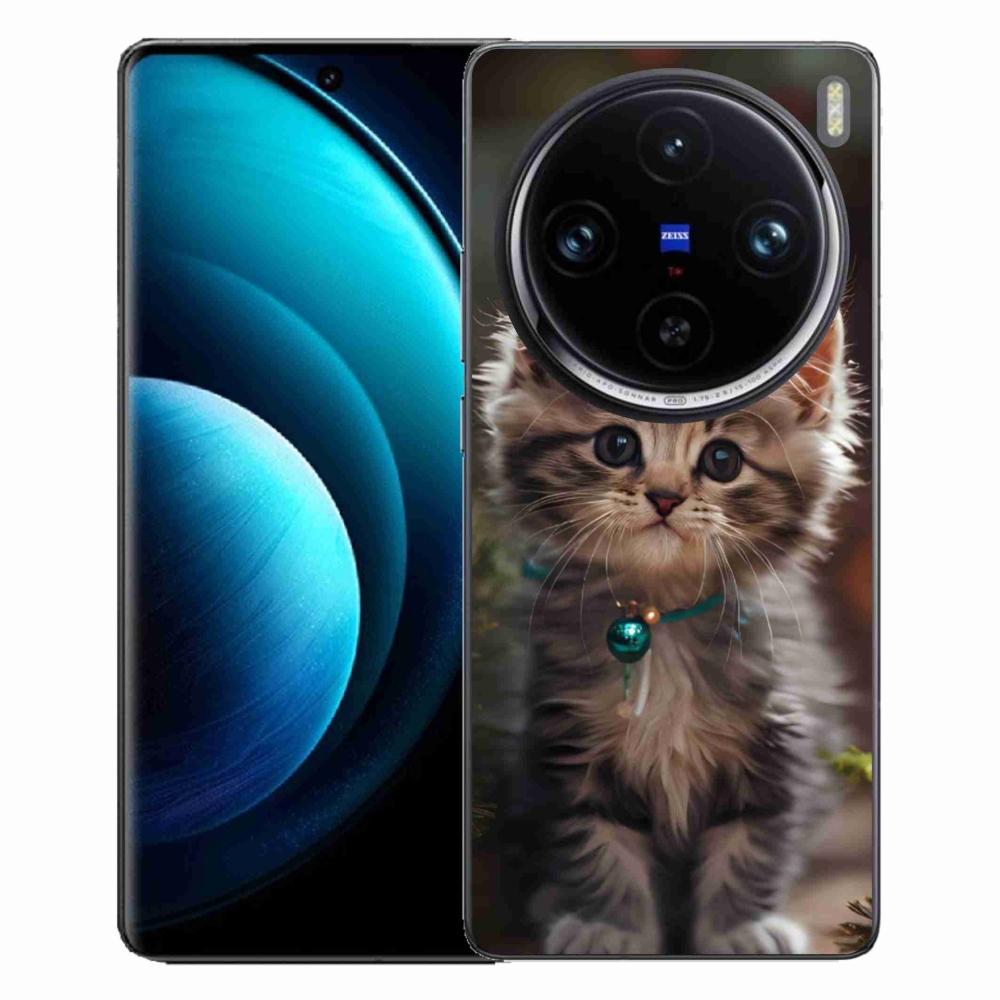Gélový kryt mmCase na Vivo X100 Pro 5G - roztomilé mačiatko 11