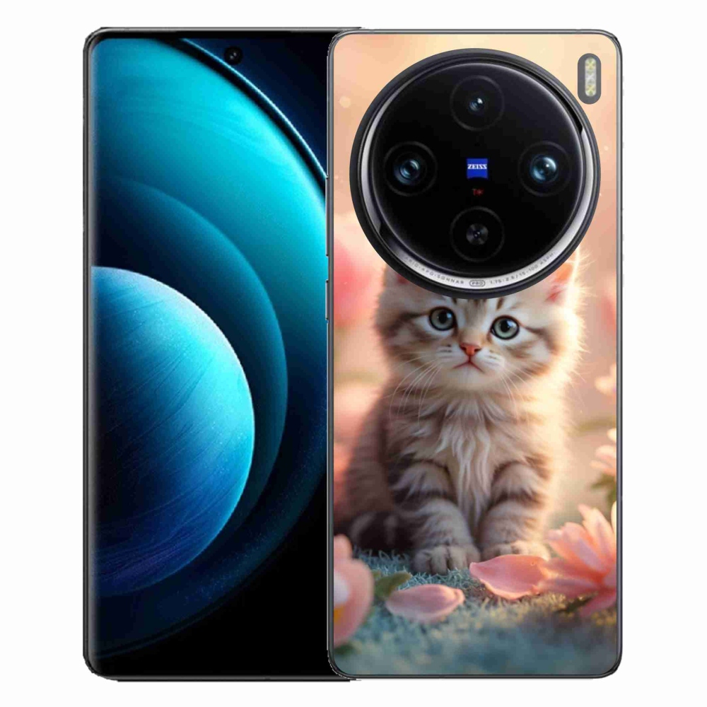 Gélový kryt mmCase na Vivo X100 Pro 5G - roztomilé mačiatko 8