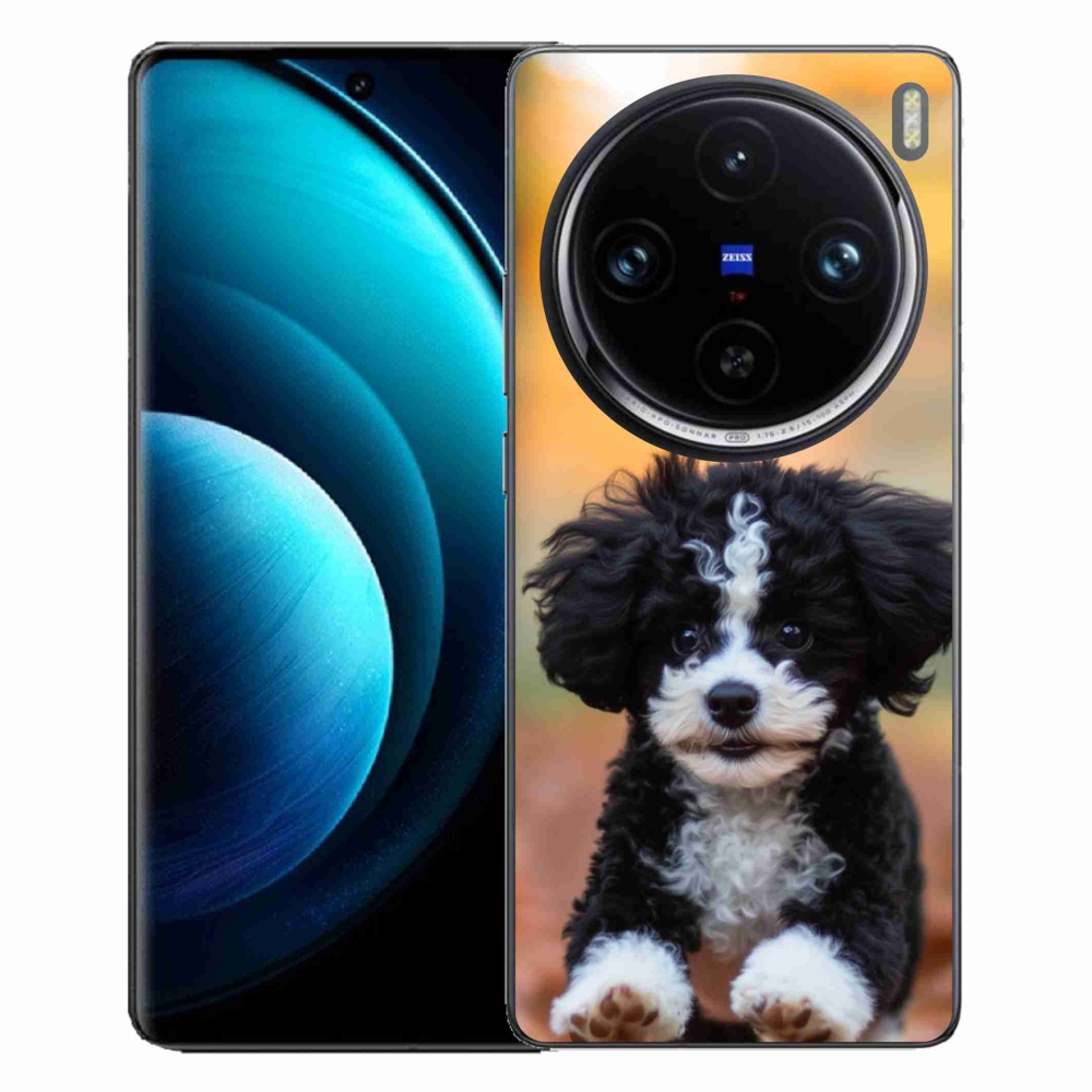 Gélový kryt mmCase na Vivo X100 Pro 5G - roztomilé šteňa 2
