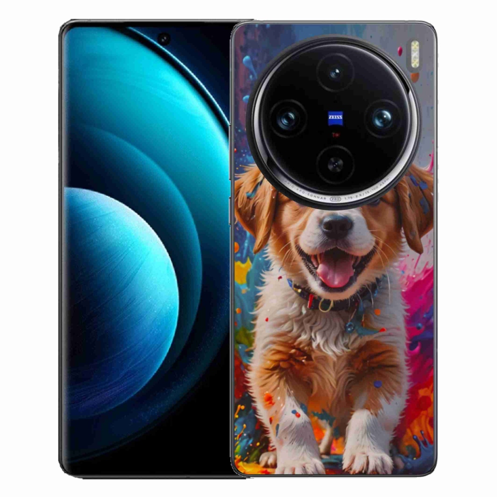 Gélový kryt mmCase na Vivo X100 Pro 5G - roztomilé šteňa 3