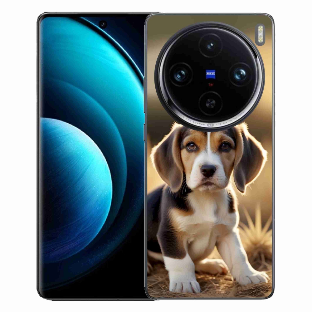 Gélový kryt mmCase na Vivo X100 Pro 5G - roztomilý bígl