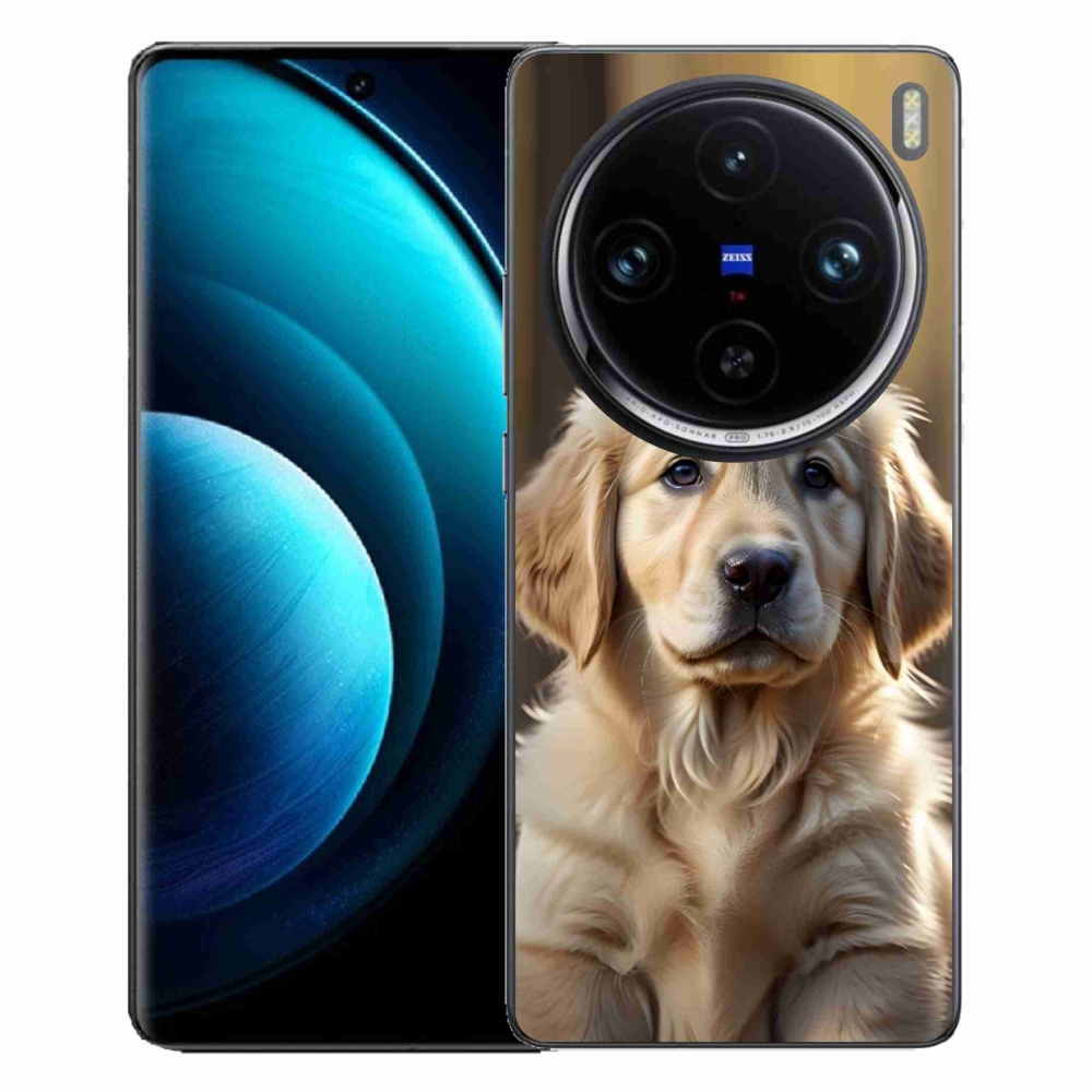 Gélový kryt mmCase na Vivo X100 Pro 5G - roztomilý zlatý retriever