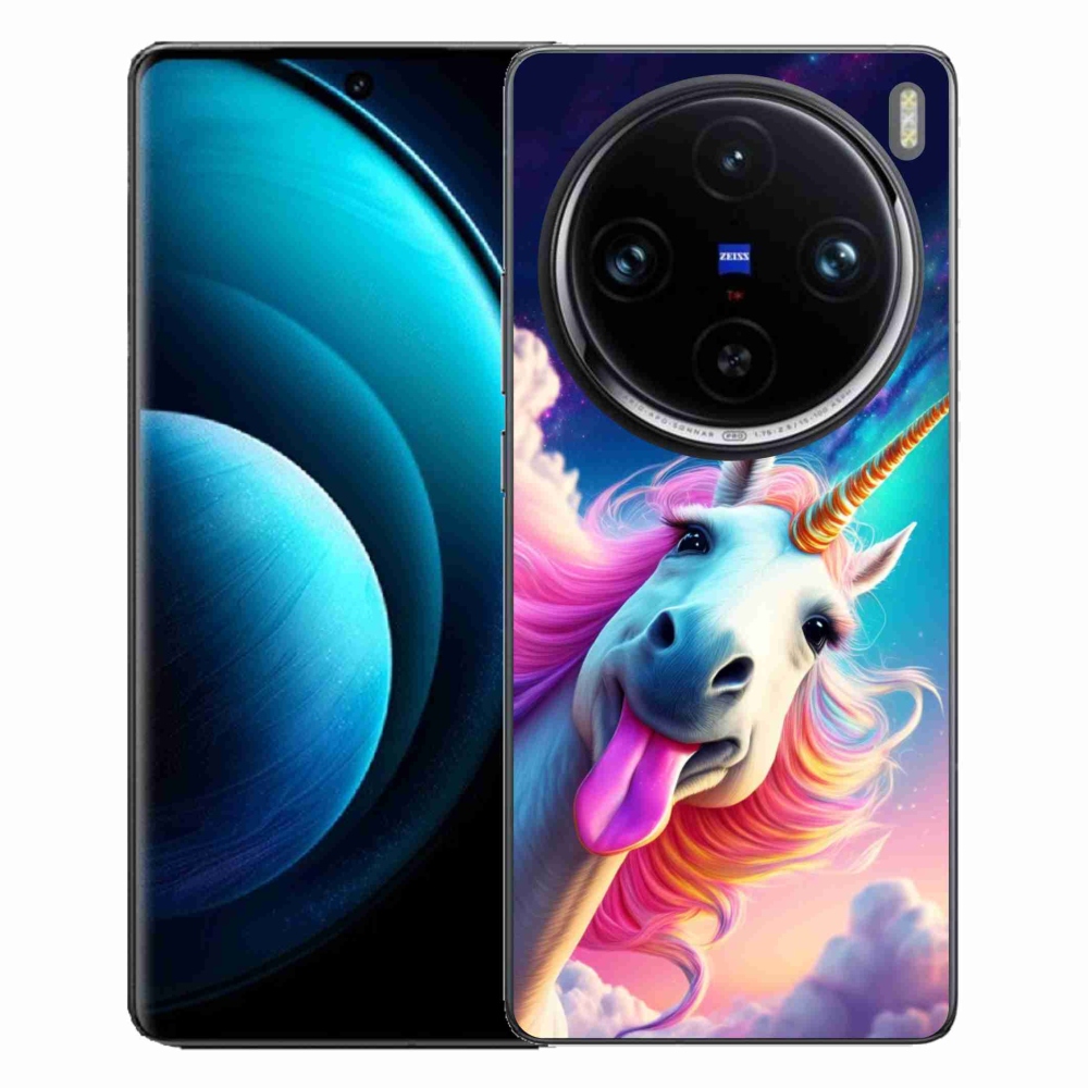 Gélový kryt mmCase na Vivo X100 Pro 5G - šialený jednorožec