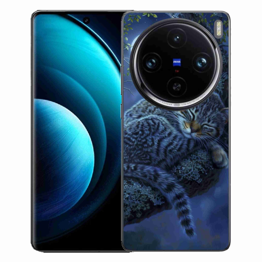 Gélový kryt mmCase na Vivo X100 Pro 5G - spiaca mačka