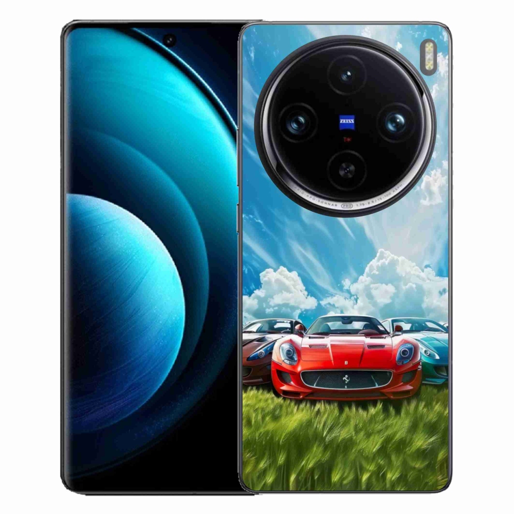 Gélový kryt mmCase na Vivo X100 Pro 5G - športové vozidlá