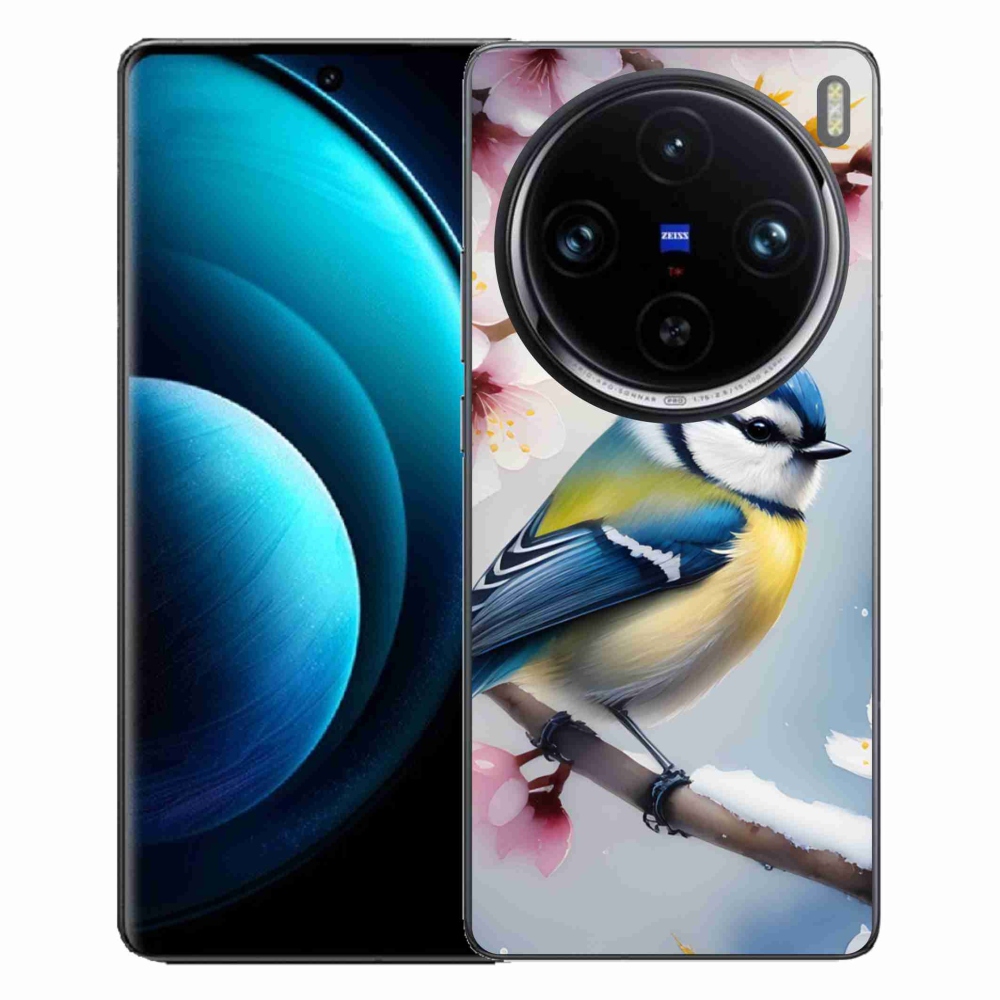 Gélový kryt mmCase na Vivo X100 Pro 5G - sýkorka