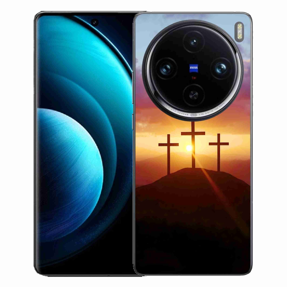 Gélový kryt mmCase na Vivo X100 Pro 5G - tri kríža