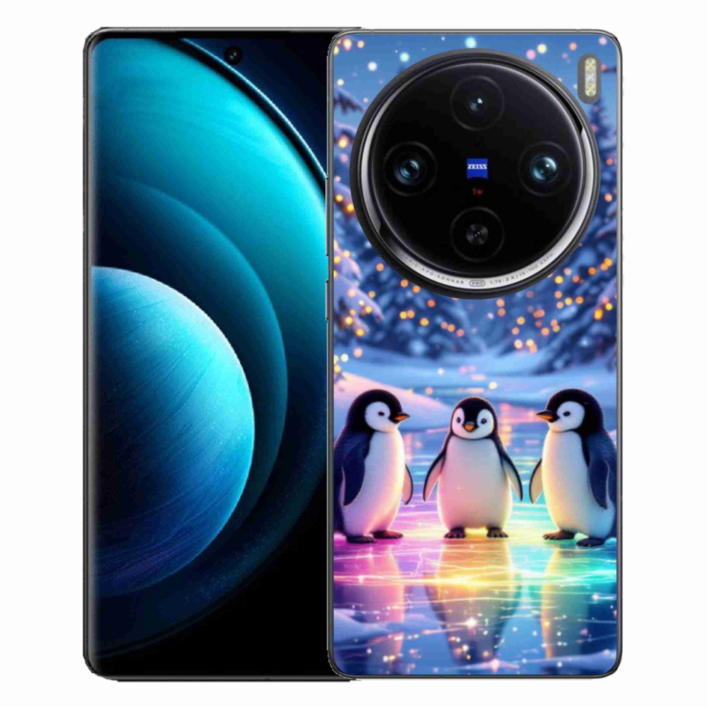 Gélový kryt mmCase na Vivo X100 Pre 5G - tučniaky