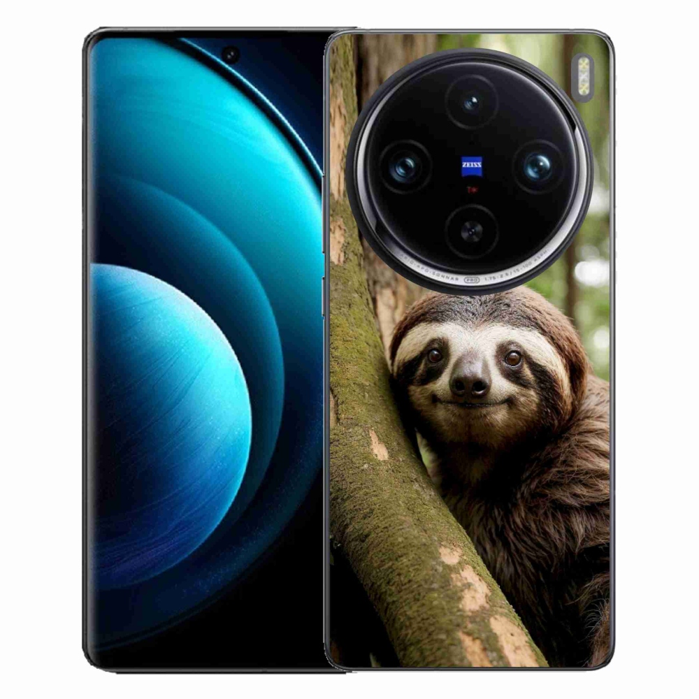 Gélový kryt mmCase na Vivo X100 Pro 5G - usmievavý leňochod
