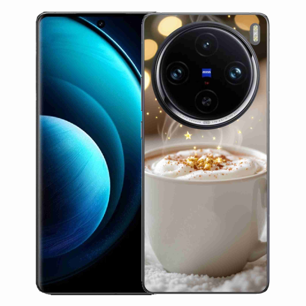 Gélový kryt mmCase na Vivo X100 Pro 5G - vianočný horúci nápoj