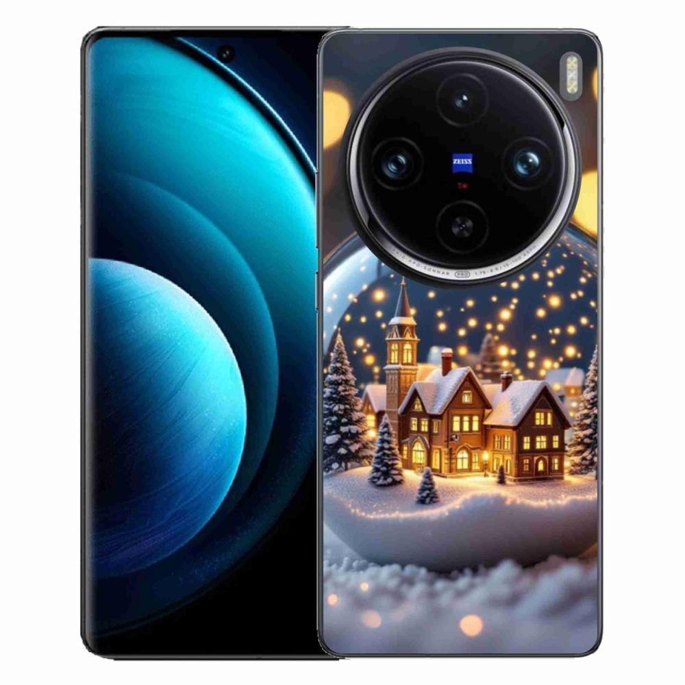 Gélový kryt mmCase na Vivo X100 Pro 5G - vianočné gule 4