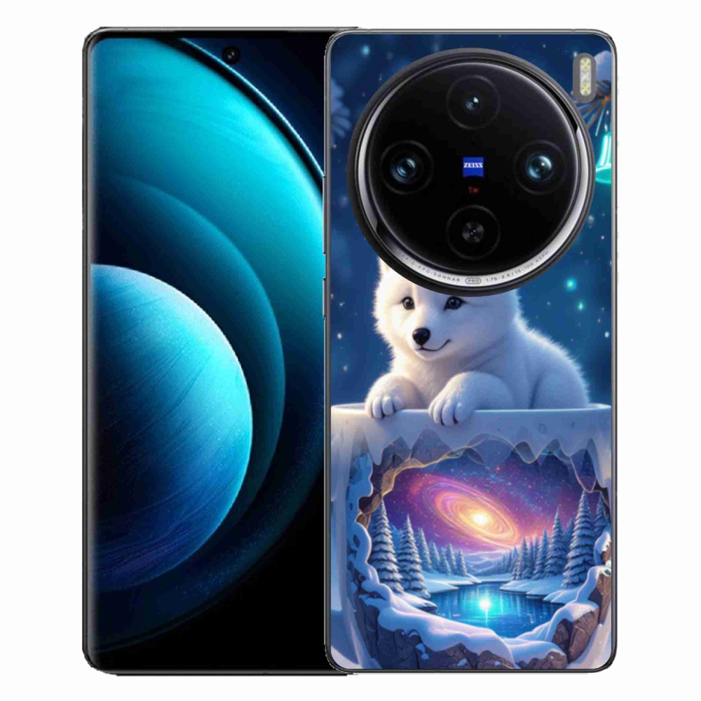 Gélový kryt mmCase na Vivo X100 Pro 5G - vianočné šteňa