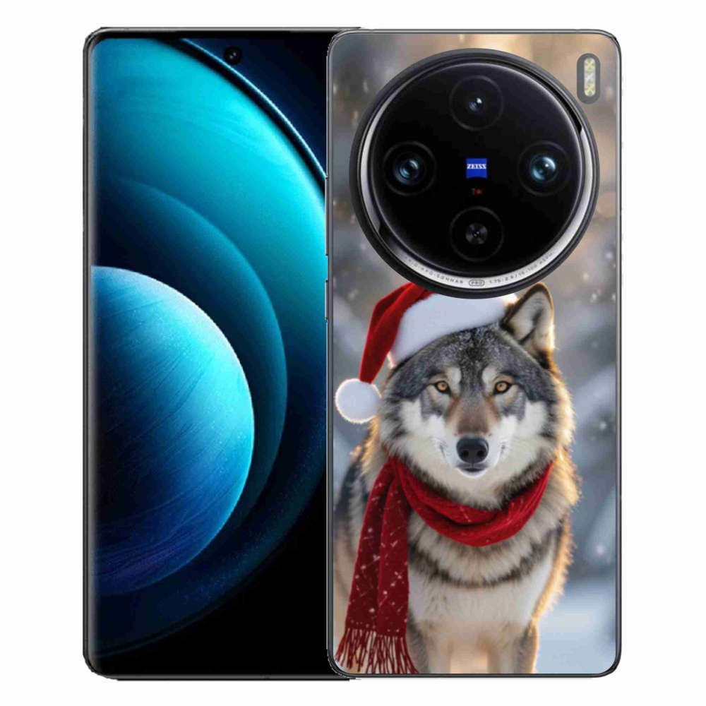 Gélový kryt mmCase na Vivo X100 Pro 5G - vianočný vlk