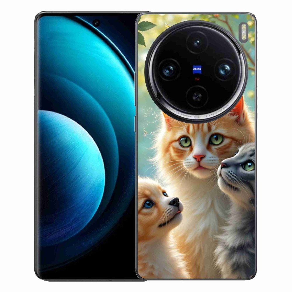 Gélový kryt mmCase na Vivo X100 Pro 5G - zvieracie priateľstvo 2