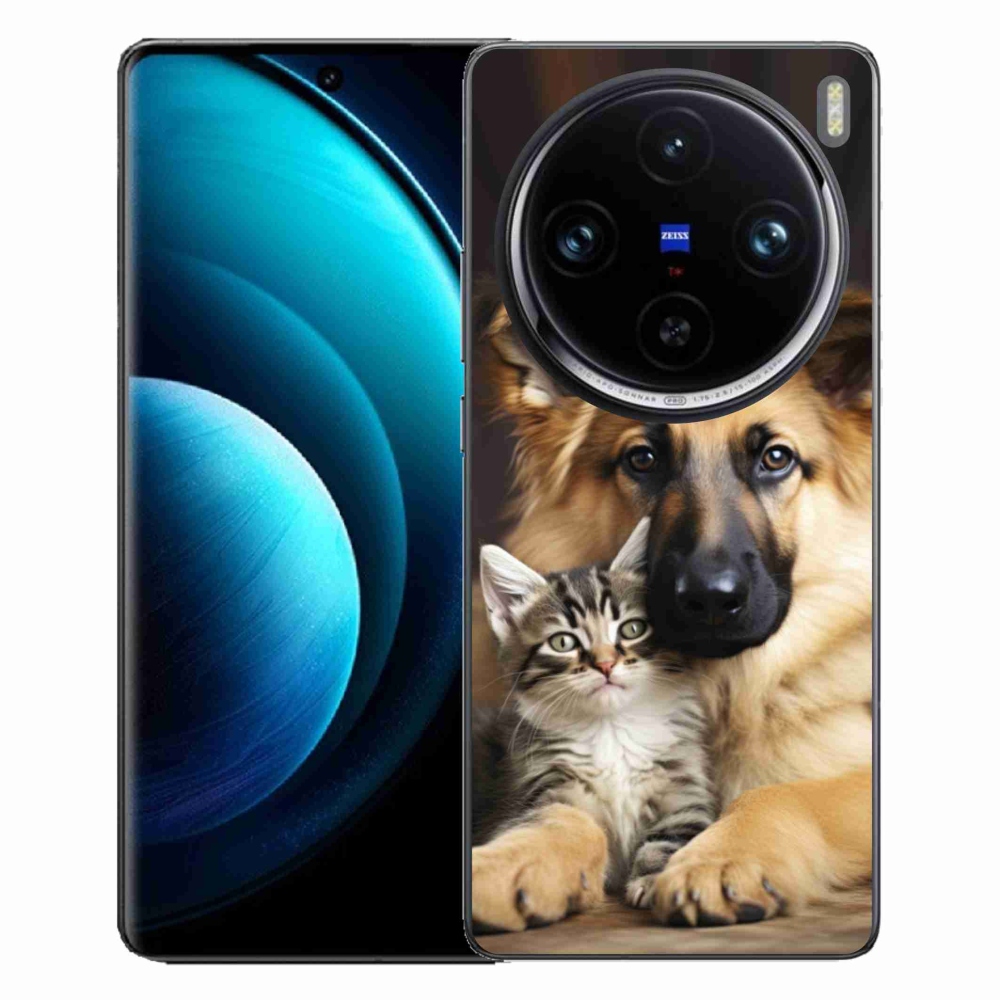 Gélový kryt mmCase na Vivo X100 Pro 5G - zvieracie priateľstvo