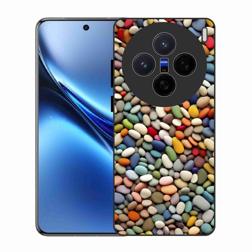 Gélový kryt mmCase na Vivo X200 5G - farebné kamienky 2