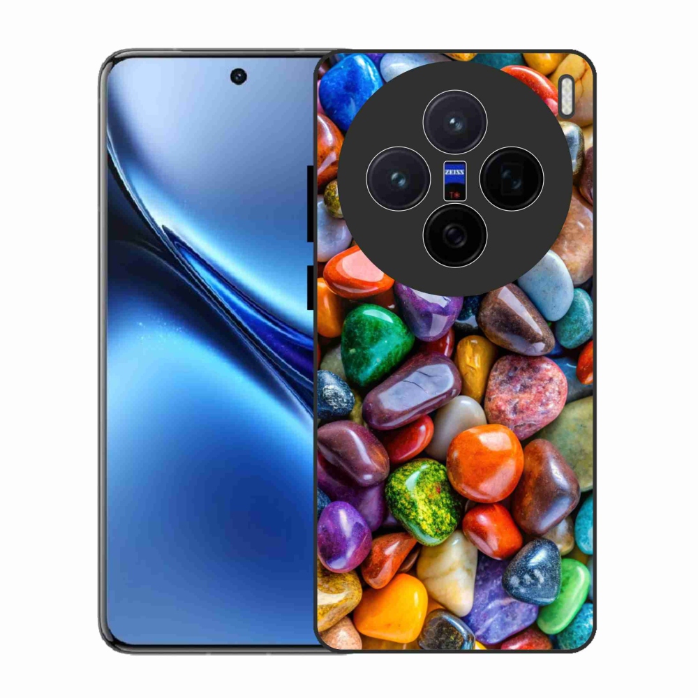 Gélový kryt mmCase na Vivo X200 5G - farebné kamienky
