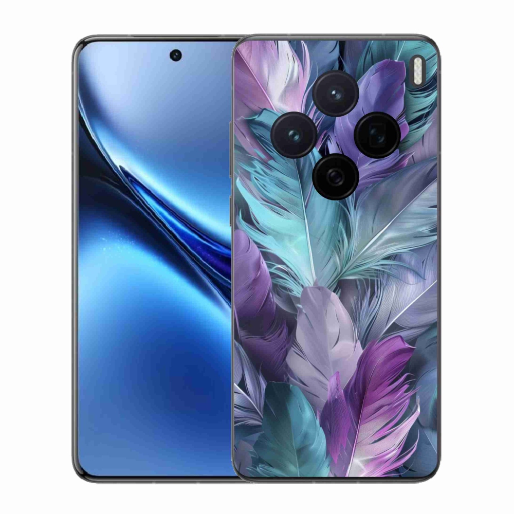 Gélový kryt mmCase na Vivo X200 5G - farebné perie 2
