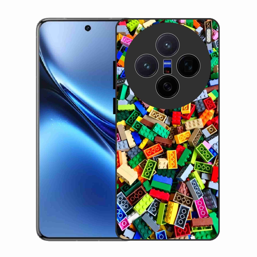 Gélový kryt mmCase na Vivo X200 5G - farebné stavebné kocky