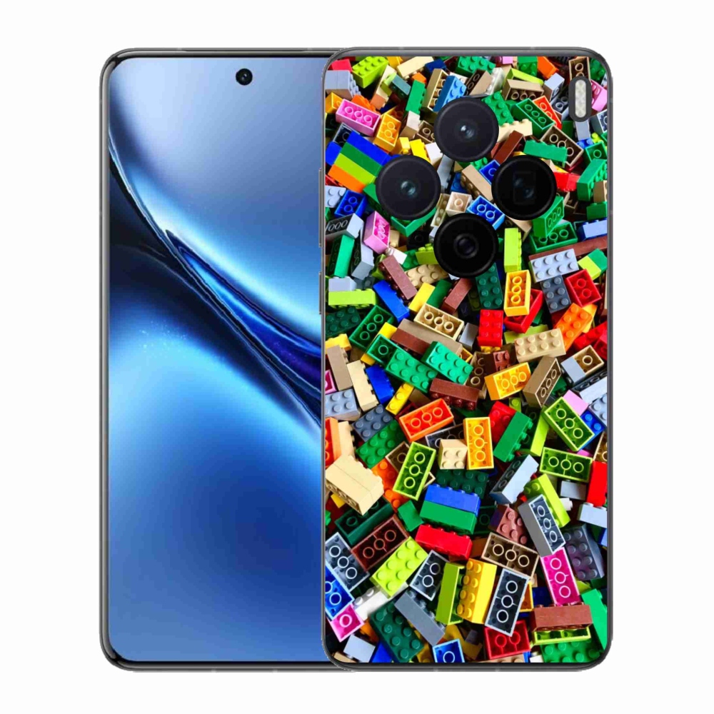 Gélový kryt mmCase na Vivo X200 5G - farebné stavebné kocky
