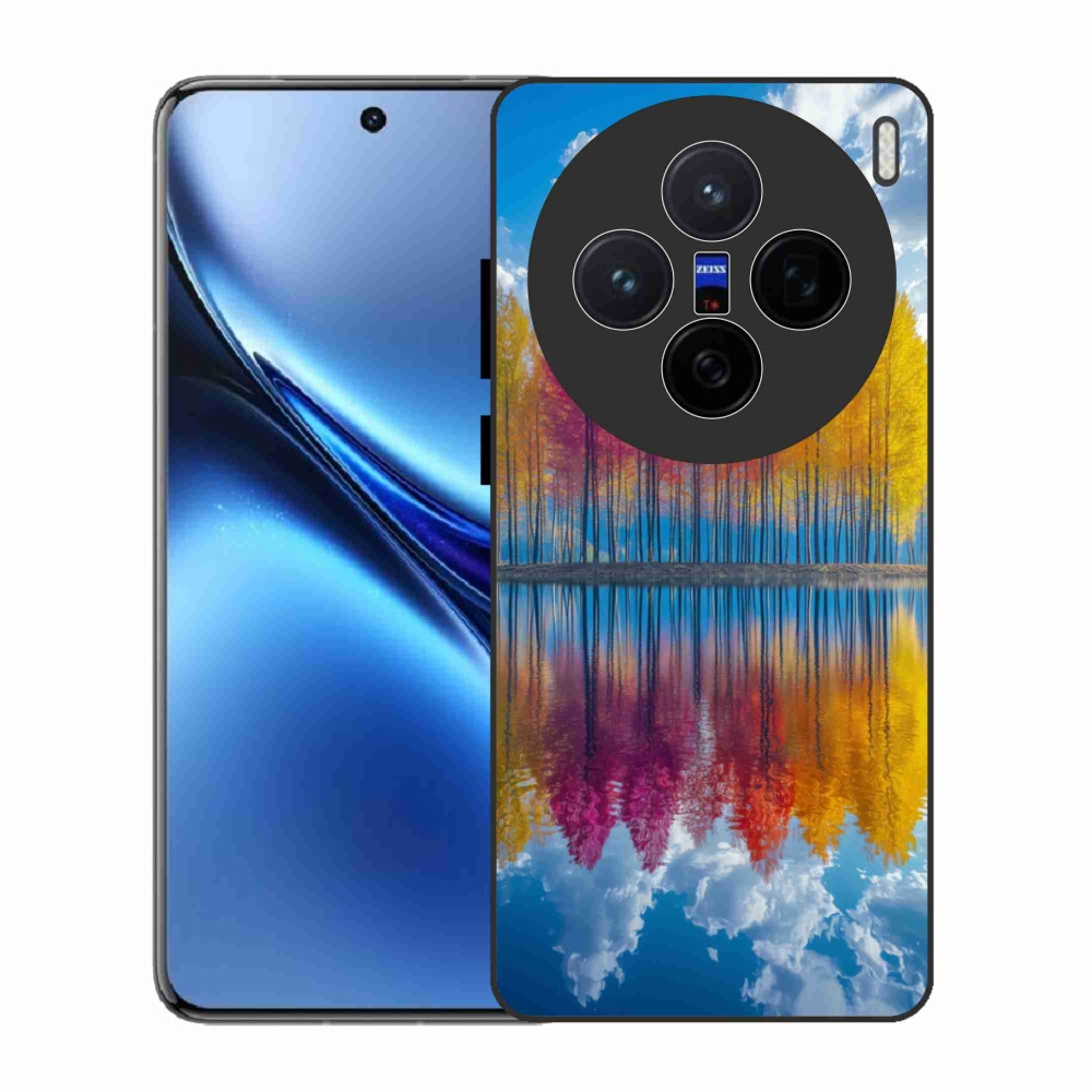 Gélový kryt mmCase na Vivo X200 5G - farebné stromy