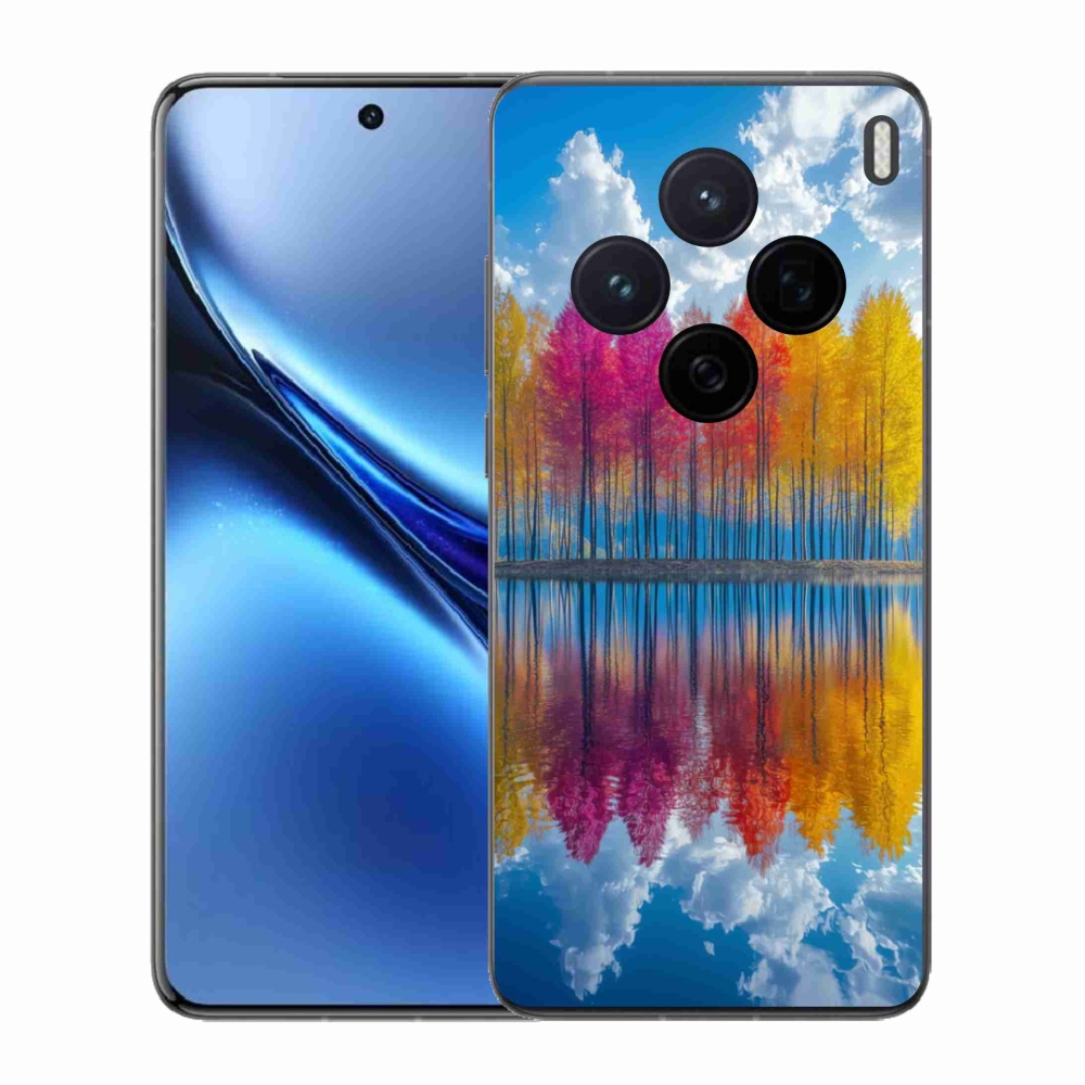 Gélový kryt mmCase na Vivo X200 5G - farebné stromy