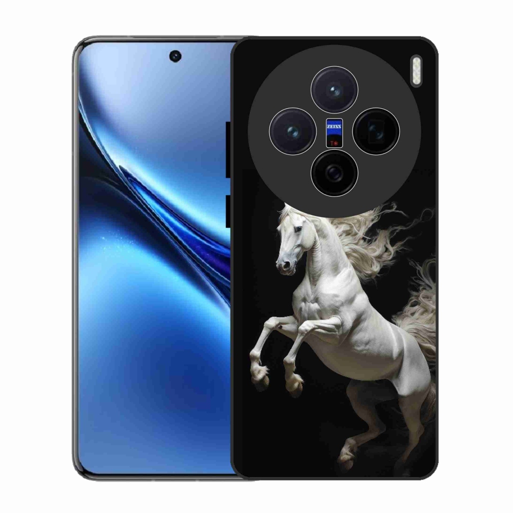 Gélový kryt mmCase na Vivo X200 5G - biely kôň 4