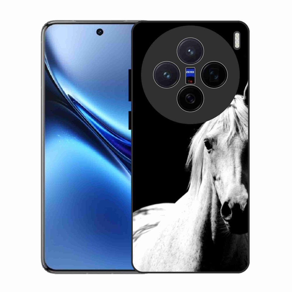 Gélový kryt mmCase na Vivo X200 5G - biely kôň 5