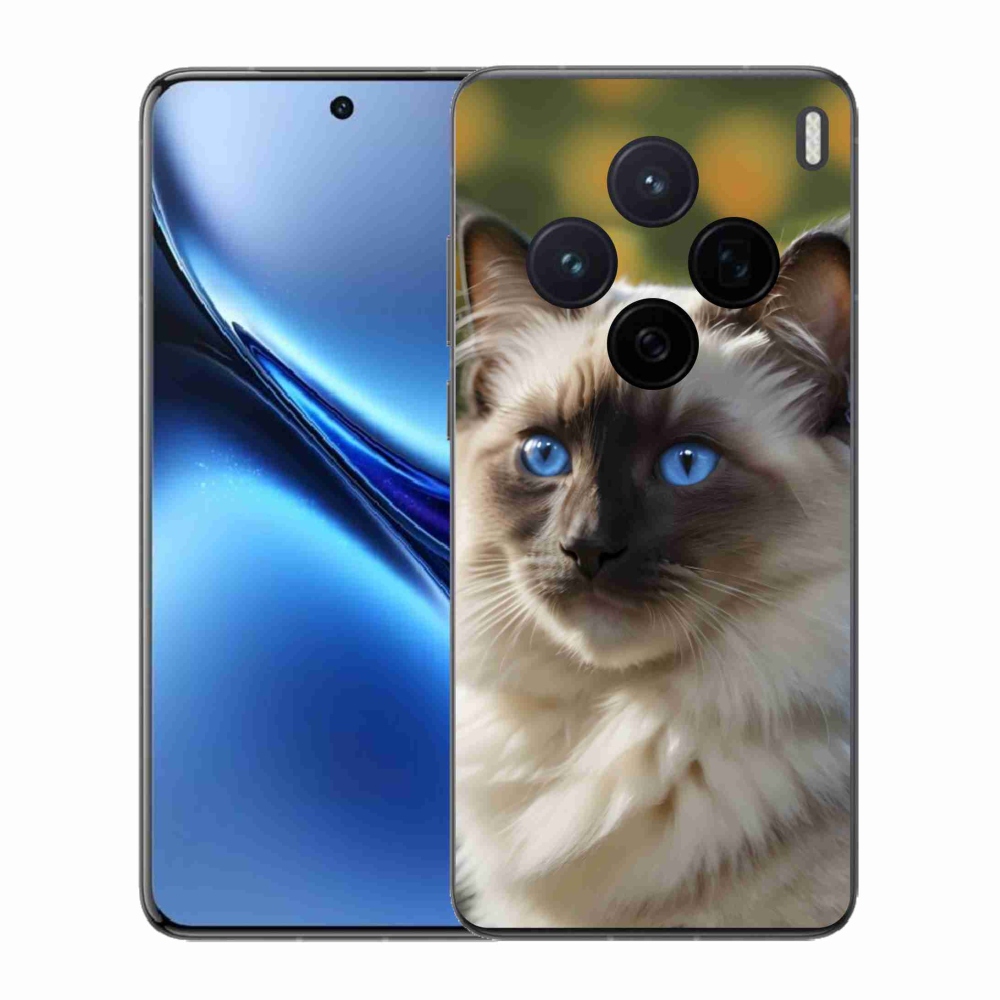 Gélový kryt mmCase na Vivo X200 5G - biely ragdoll