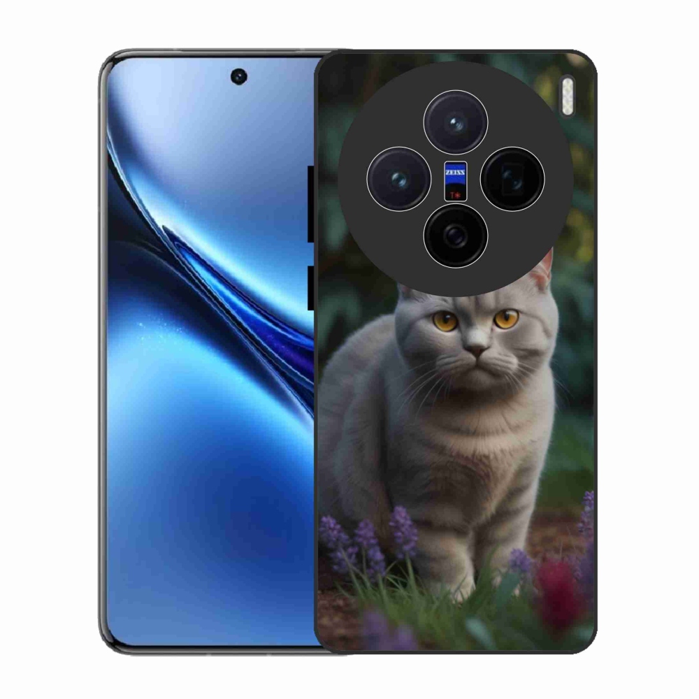 Gélový kryt mmCase na Vivo X200 5G - britská mačka
