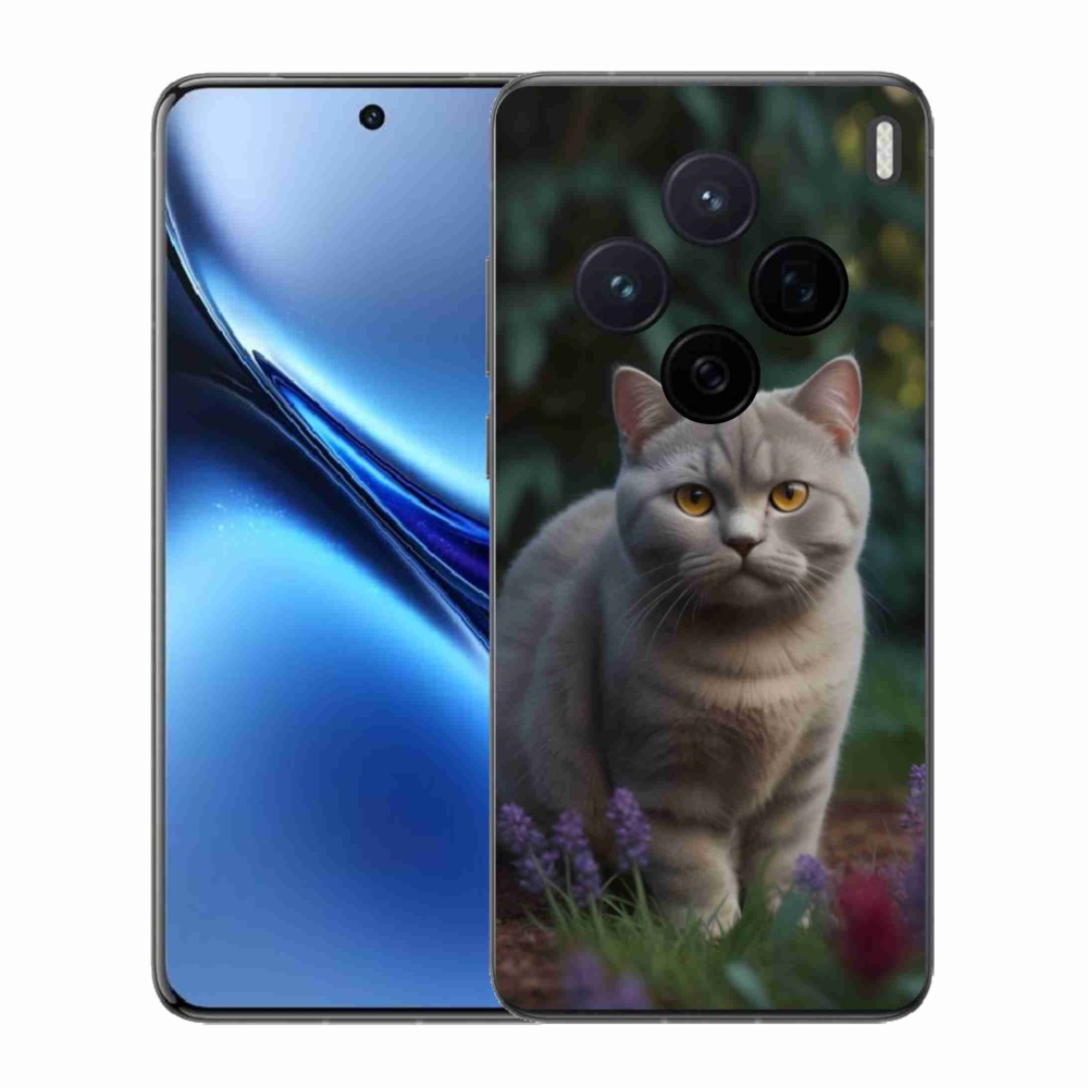 Gélový kryt mmCase na Vivo X200 5G - britská mačka